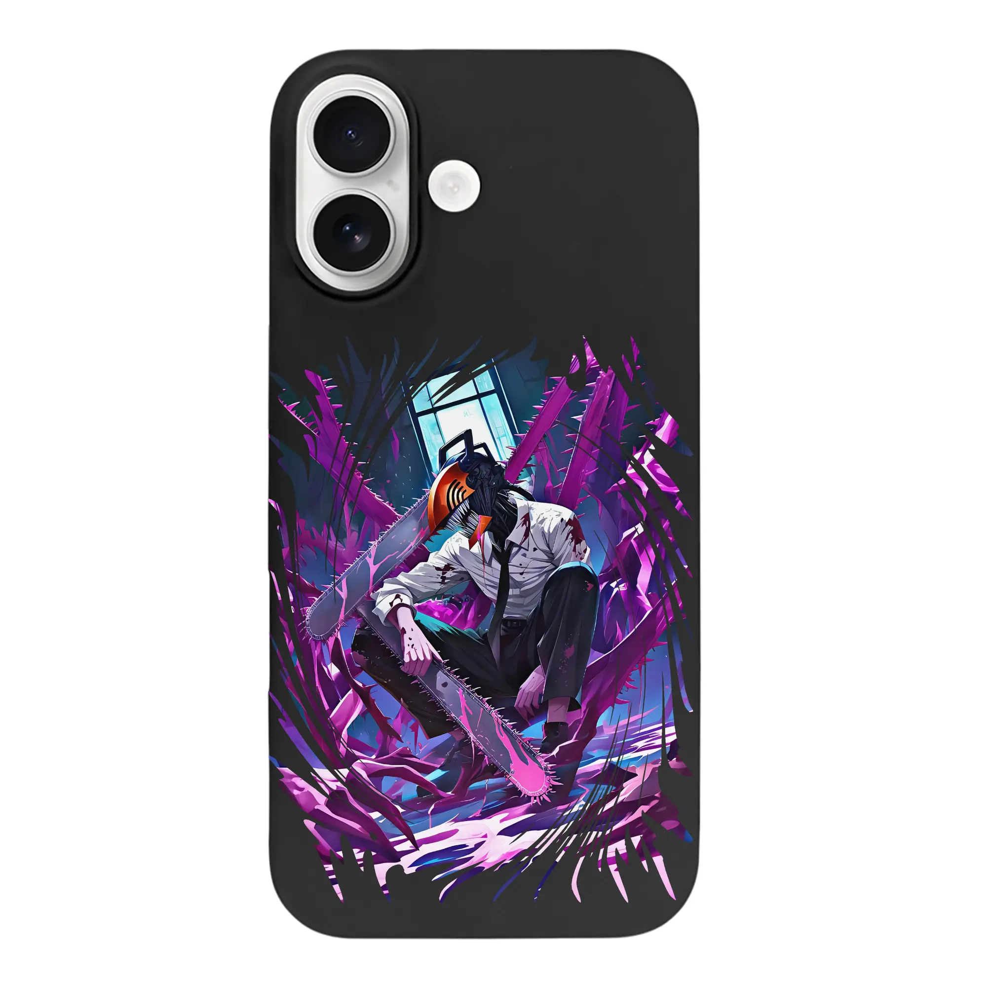 チェンソーマン グッズ,デンジ - iPhone 17 シリーズ シリコンケース 薄型 耐衝撃 指紋防止 ソフトタッチカバー 精密フィット 傷防止 保護ケース iPhone 17/17 Air/17 Pro/17 Pro Max 対応